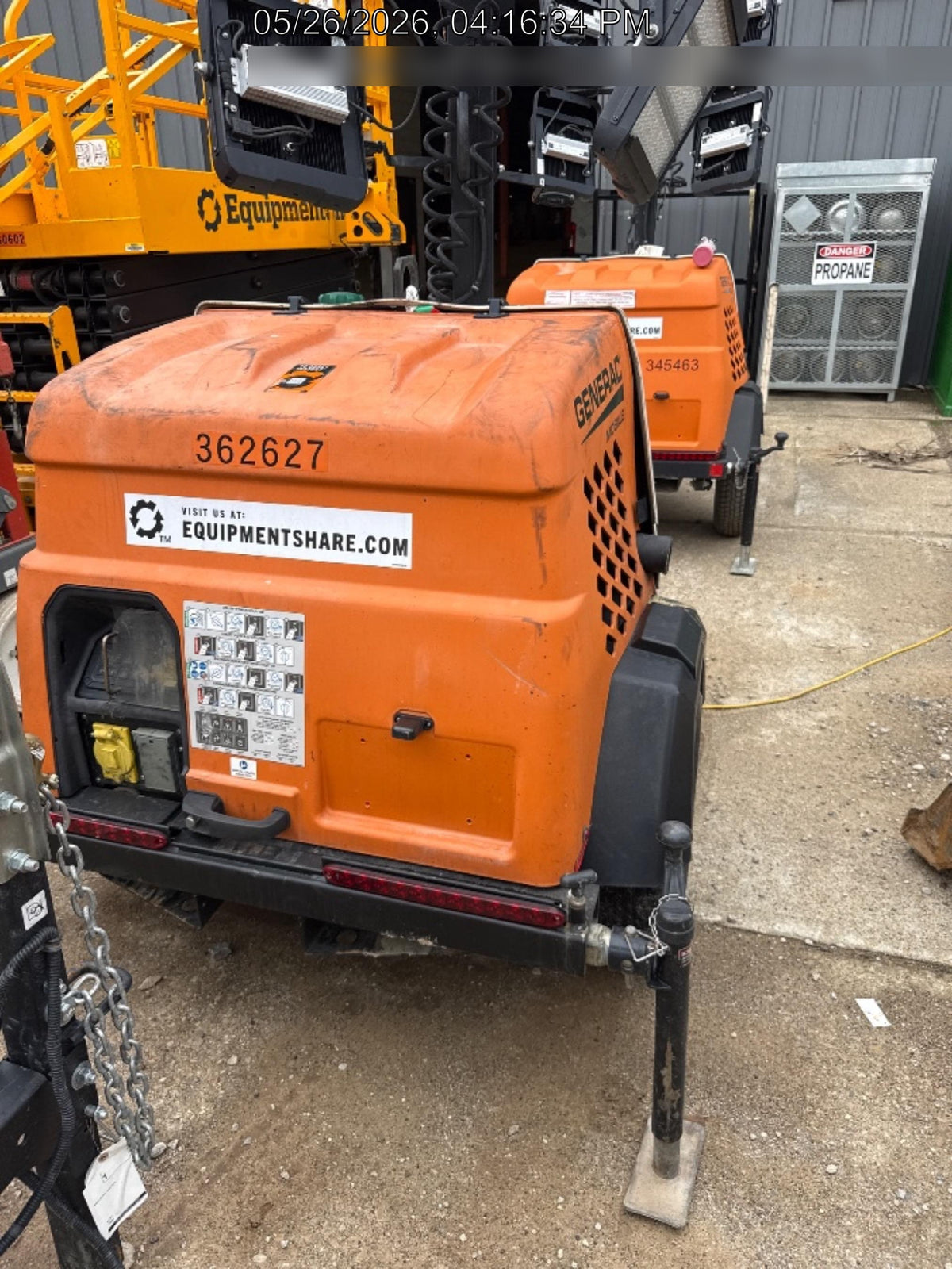 2023 Generac MLT2 Diesel, Flex Switch 120V Input, Powerzone Controller, 
(4) 320W LED Lights, 4kW Generator, 39.9 Gal Fuel Tank, 2" Ball, T3
