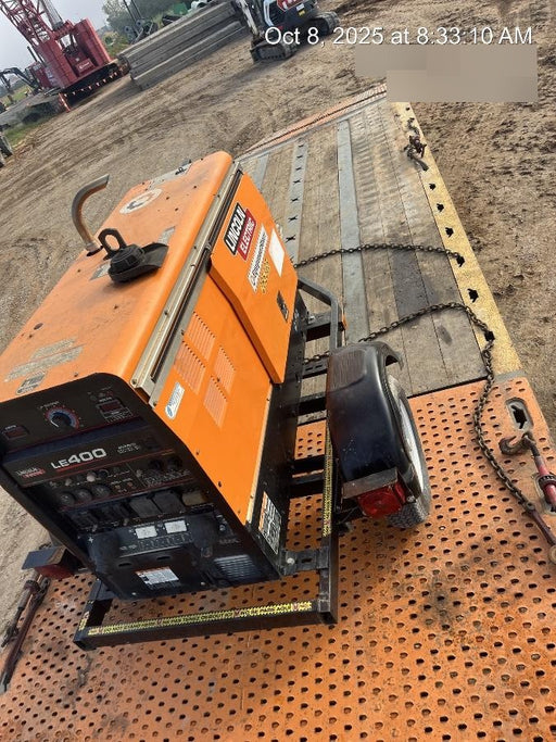 2022 Lincoln Electric LE400 Kubota V1505, Trlr, Cable Rack, Light Kit, ES Decals, T3