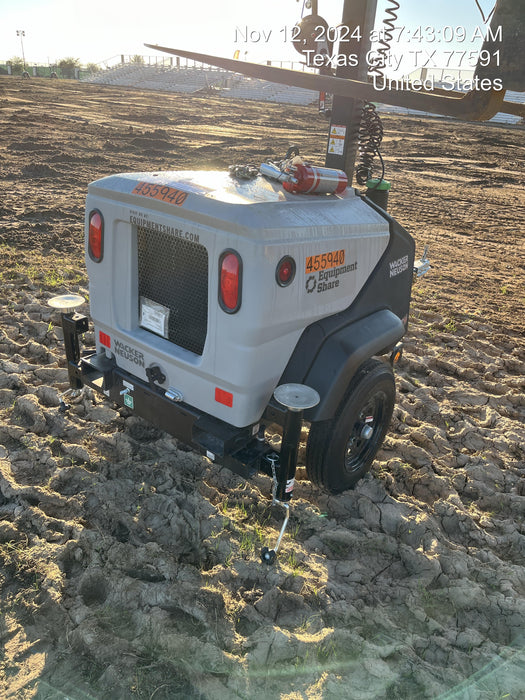 2024 Wacker Neuson LTT4 Diesel, Kohler KDW702, Deep Sea Controller, Auto Start, LED 320W, Bypass Outlet, T3