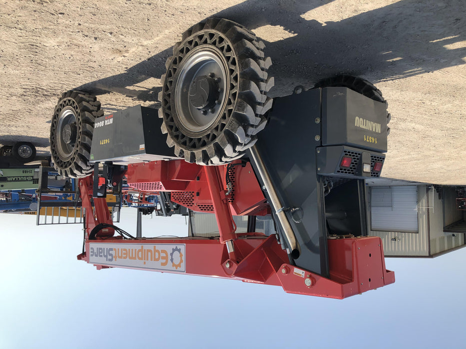 2019 Manitou MTA8044 MTA 8044 - 74 HP T4, Canopy, Worklights/Strobe, Beacon, 66" Carriage, 48" Forks, Solid Tires, Lift Hook, Aux Hydraulics