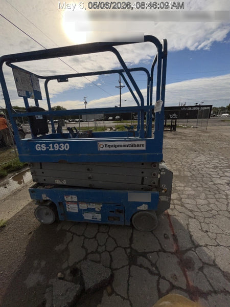 2019 Genie GS-1930 Fixed Rails with Chain Entry