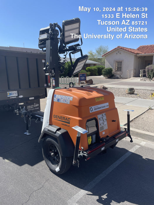 2024 Generac MLT2 Diesel, Flex Switch 120V Input, Powerzone Controller, 
(4) 320W LED Lights, 4kW Generator, 39.9 Gal Fuel Tank, 2" Ball, T3