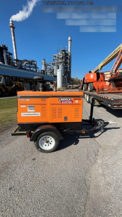 2021 Lincoln Electric Vantage 549X Ready Pak 3, ORANGE (includes trailer, cable rack, fender light kit)