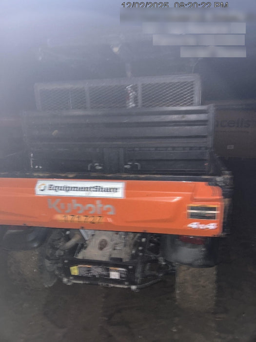 2021 Kubota RTV-X1140W-H Plastic Canopy, Windshield Acrylic Clear, LED Strobe Light, Wire Harness Kit, Back up Alarm