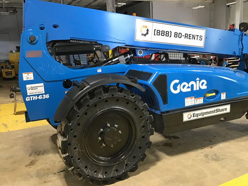 2020 Genie GTH-636 Canopy, Solid Tires, Work Lights, Beacon, Aux Hydraulics, Back up Alarm