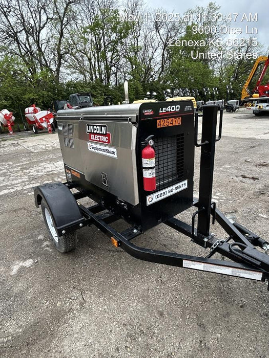 2024 Lincoln Electric LE400 Kubota V1505, Trlr, Cable Rack, Light Kit, ES Decals, T3
