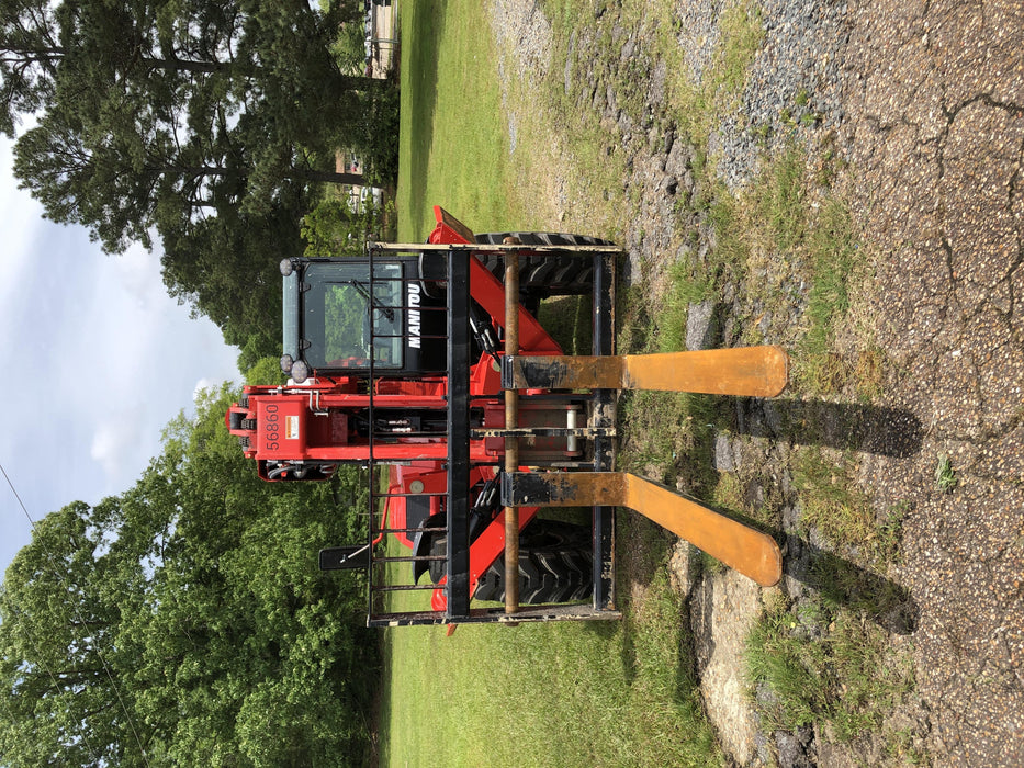 2020 Manitou MTA12055SER3 Cab/Heat/Air, Solid Tires, Amber Strobe, Lift Hook w/66" Carriage, 60" Forks