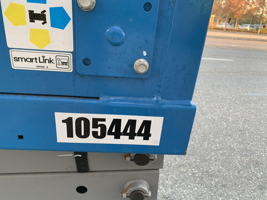 2020 Genie GS-1930 Solid Non Marking Tires, Beacon, Folding rails with half height swing gate, 800W Inverter