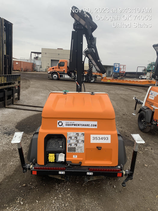 2023 Generac MLT2 Diesel, Flex Switch 120V Input, Powerzone Controller, (4) 320W LED Lights, 4kW Generator, 39.9 Gal Fuel Tank, 2" Ball, T3