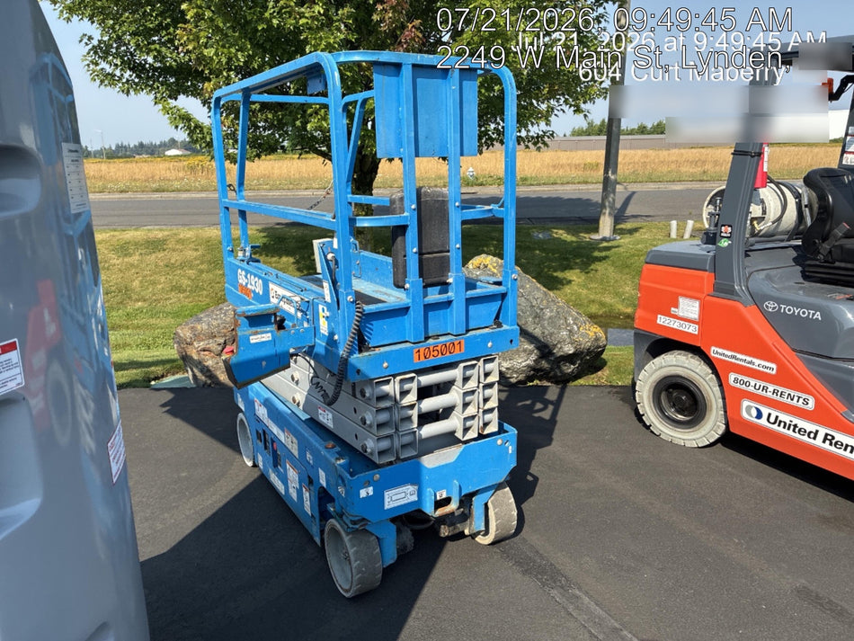 2020 Genie GS-1930 Standard Machine, 800W Inverter