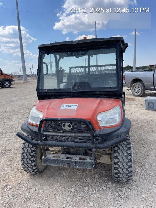 2019 Kubota RTV-X1140W-H 4WD, LED Strobe, Windshield Tempered Glass, Plastic Canopy, Wire Harness Kit, Backup Alarm