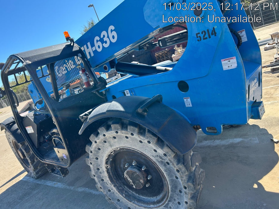 2017 Genie GTH-636 Genie GTH636, Solid RT Tires, T4F, worklights (LED, rear), Open ROPS