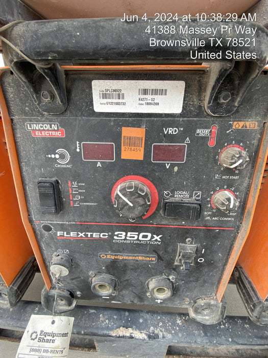 2022 LINCOLN ELECTRIC FLEXTEC 350X