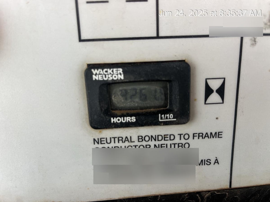 Wacker Neuson LTV6K-MH Wacker Neuson LTV6K Light Tower w/Kubota Engine