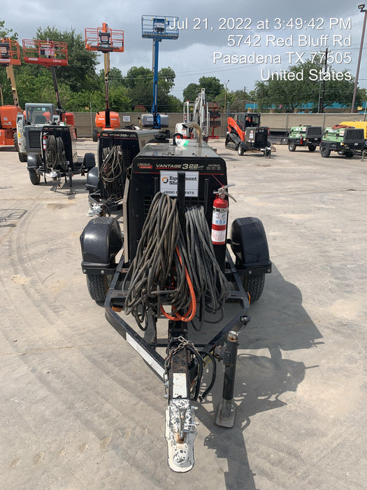 2018 Lincoln Electric Vantage 322 Lincoln Vantage 322 Welder Ready Pak 3 - Vantage 322, Trailer, Fender and light kit, Cable rack