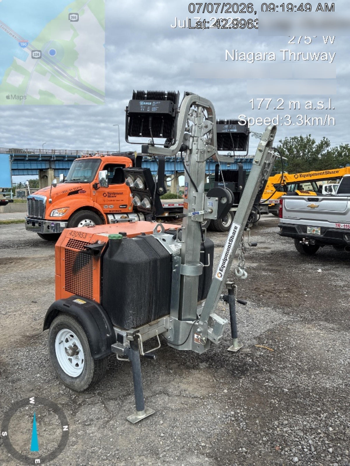2024 Wanco WLTT-4MM4K Diesel, Deep Sea Controller, Shore Power Plug, Auto Start, (4) 350W LED Floodlights, 4kW Generator, 60 Gal Fuel Tank, 2" Ball, T3