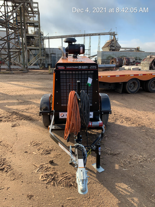 2021 Lincoln Electric Vantage 549X Ready Pak 3, ORANGE (includes trailer, cable rack, fender light kit)