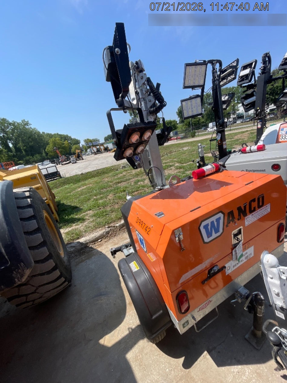 2024 Wanco WLTT-4MM4K Diesel, Deep Sea Controller, Shore Power Plug, Auto Start, (4) 350W LED Floodlights, 4kW Generator, 60 Gal Fuel Tank, 2" Ball, T3