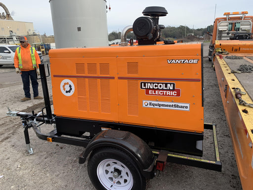 2021 Lincoln Electric Vantage 549X Ready Pak 3, ORANGE (includes trailer, cable rack, fender light kit)