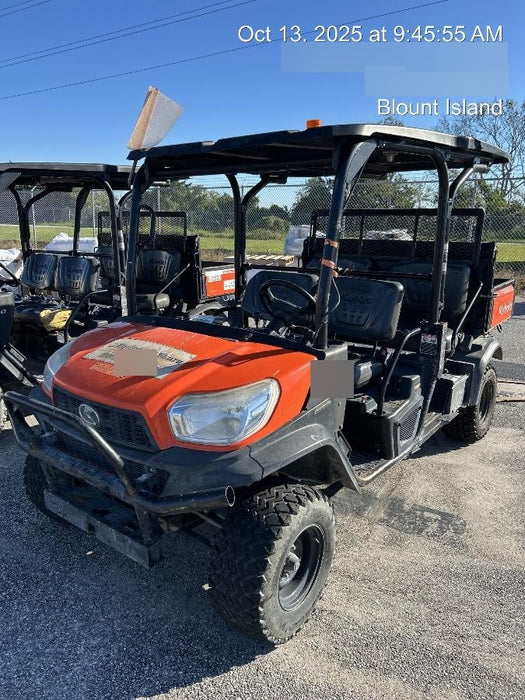 Kubota RTV-X1140W-H Kubota RTVX1140WH 4wd Utility Cart, LED Strobe, Windshield Tempered Glass, Plastic Canopy, Wire Harness Kit, Backup Alarm