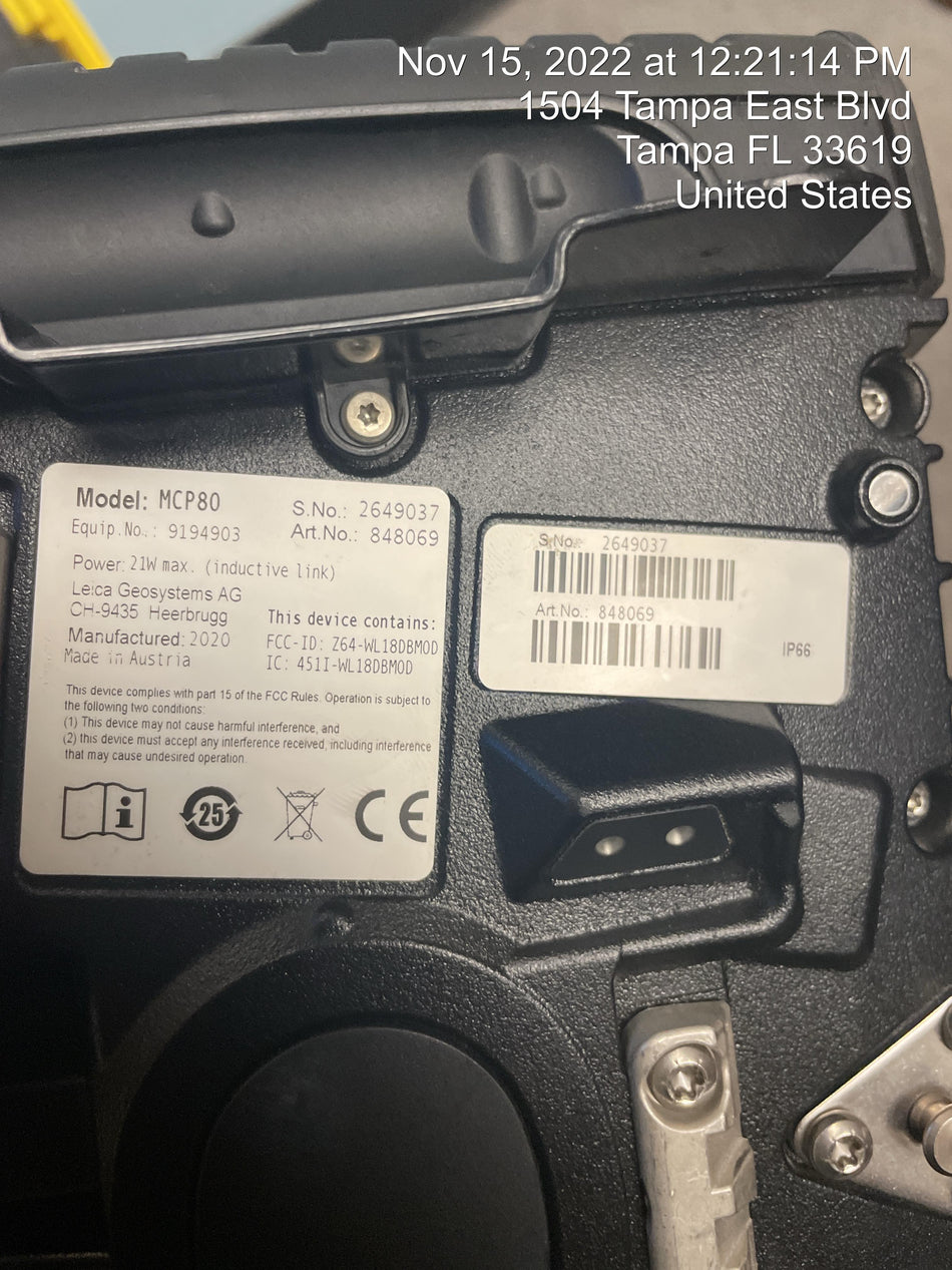 2020 LEICA GPS 3D + LASER KIT D/G