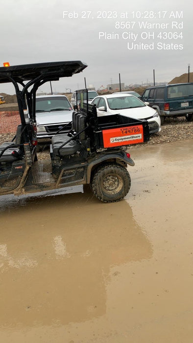 2022 Kubota RTV-X1140W-H Plastic Canopy, Windshield Acrylic Clear, LED Strobe Light, Wire Harness Kit, Back up Alarm