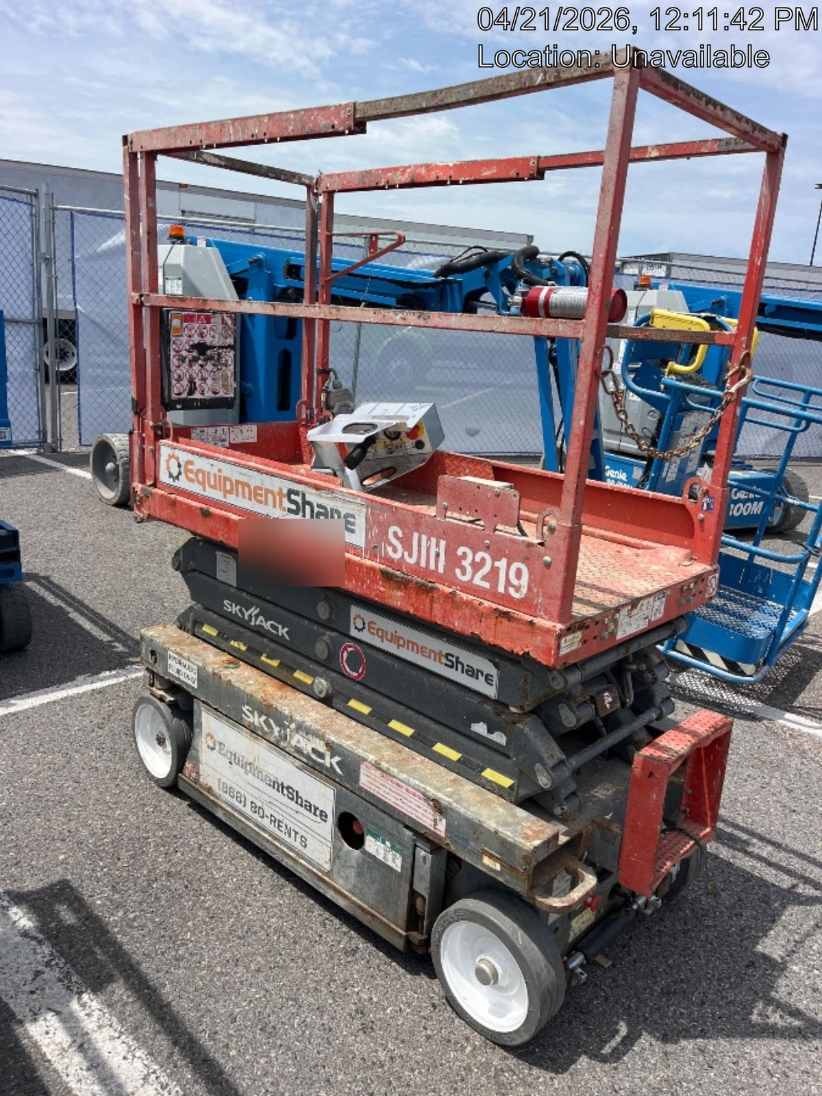 2019 Skyjack SJIII-3219 Skyjack SJIII3219 Standard w/Trojan Batteries