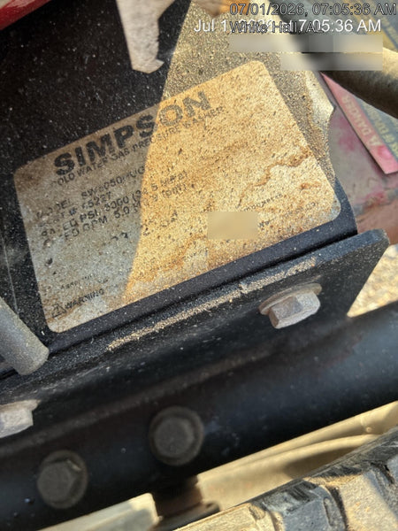 2023 SIMPSON SW5050HCGL