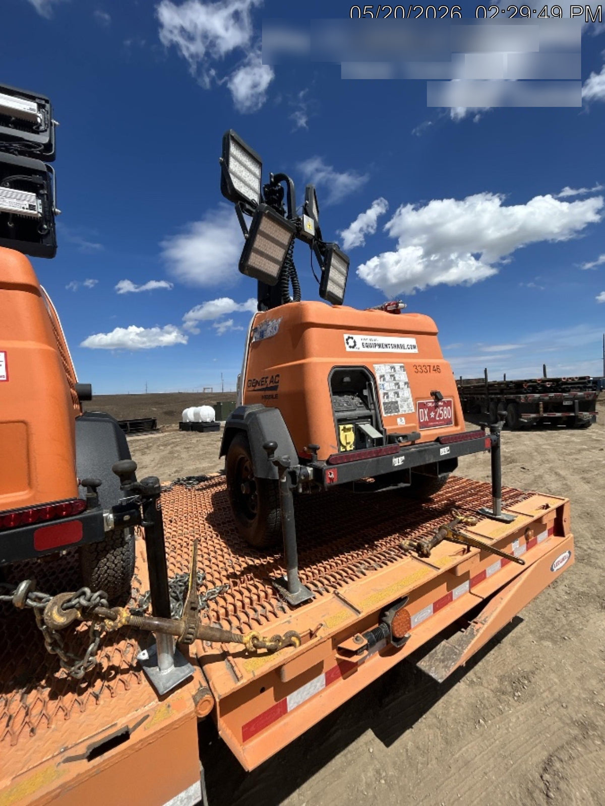 2023 Generac MLT2 Diesel, Flex Switch 120V Input, Powerzone Controller, (4) 320W LED Lights, 4kW Generator, 39.9 Gal Fuel Tank, 2" Ball, T3