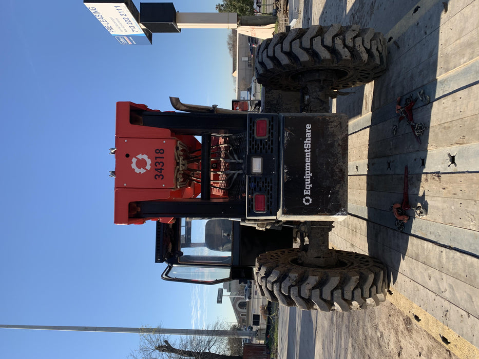 2019 Manitou MTA10055 Cab/Heat/Air, 120 HP, Solid Tires, Work Lights, Lift Hook, Auxiliary Hydraulics w/66" Carriage and 60" Forks