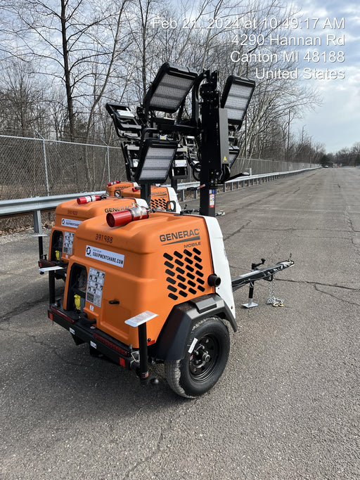 2024 Generac MLT2 Diesel, Flex Switch 120V Input, Powerzone Controller, 
(4) 320W LED Lights, 4kW Generator, 39.9 Gal Fuel Tank, 2" Ball, T3