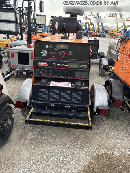 2021 Lincoln Electric Vantage 549X Ready Pak 3, ORANGE (includes trailer, cable rack, fender light kit)