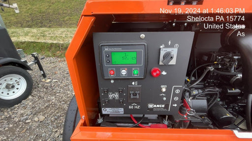 2024 Wanco WLTT-4MM4K Diesel, Deep Sea Controller, Shore Power Plug, Auto Start, (4) 350W LED Floodlights, 4kW Generator, 60 Gal Fuel Tank, 2" Ball, T3
