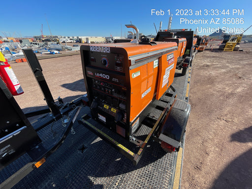 2023 Lincoln Electric LE400 Kubota V1505, Trlr, Cable Rack, Light Kit, ES Decals, T3