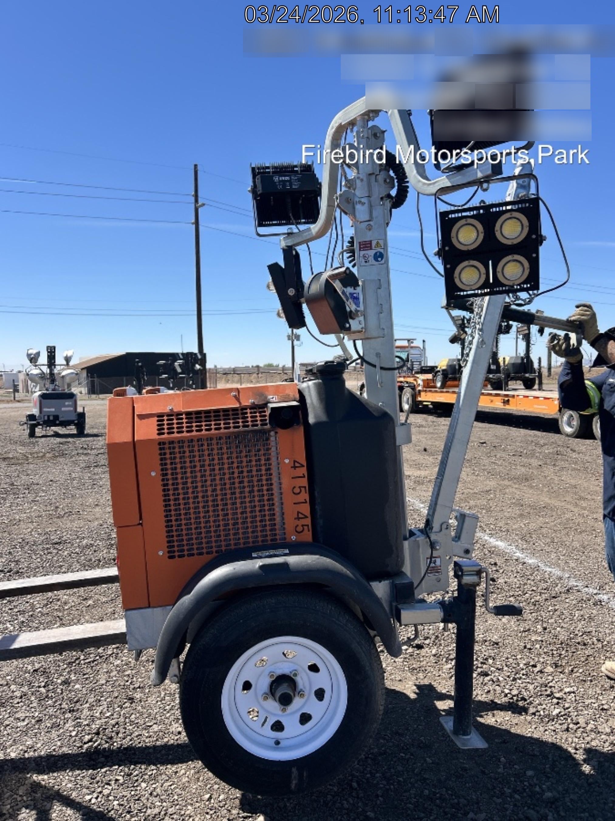 2024 Wanco WLTT-4MM4K Diesel, Deep Sea Controller, Shore Power Plug, Auto Start, (4) 350W LED Floodlights, 4kW Generator, 60 Gal Fuel Tank, 2" Ball, T3