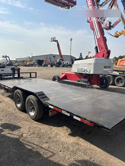 2025 TEXAS PRIDE TRAILERS 21' Lowboy Gravity Tilt Bed 14K Bumper Pull Trailer