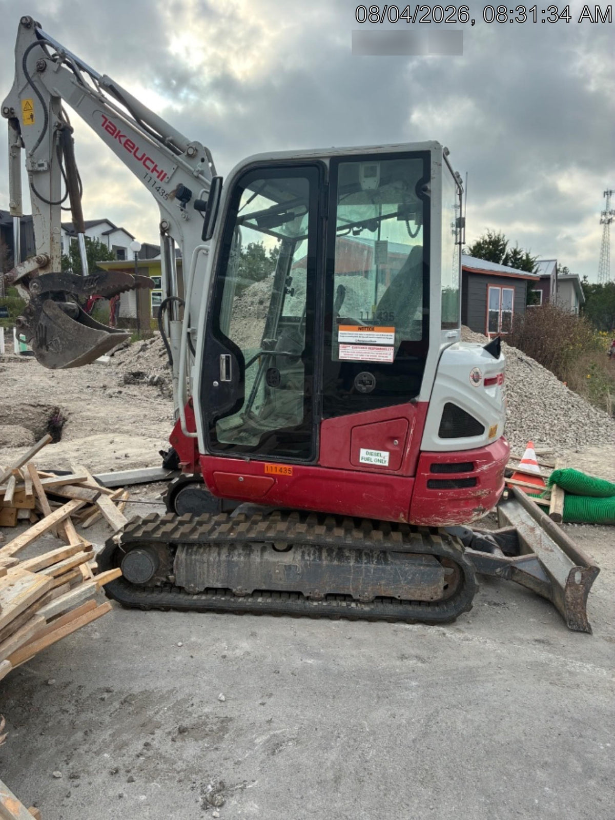 2020 Takeuchi TB-235-2CR Cab/Heat/Air, Rubber Tracks, Manual TAG QC