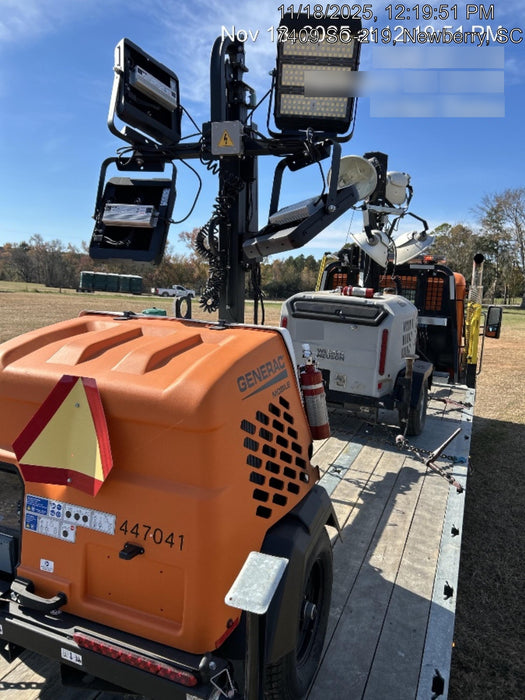 2024 Generac MLT6SKDS-STD4 ELEC WINCH Diesel, Electric Winch Mast, Powerzone Controller, (4) 320W LED Lights, 4kW Generator, 39.9 Gal Fuel Tank, 2" pintle, T3
