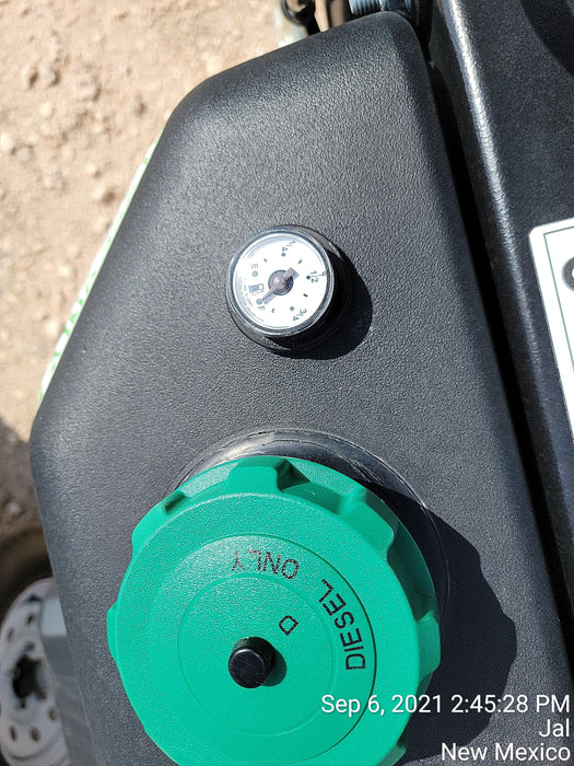 2021 Allmand NLV3GR (4) LED Light Fixture 350W, 23' Vertical Mast, 3kW Prime, Towable, Deep Sea L401, Leveling Jacks, Yanmar T4F 5.8hp