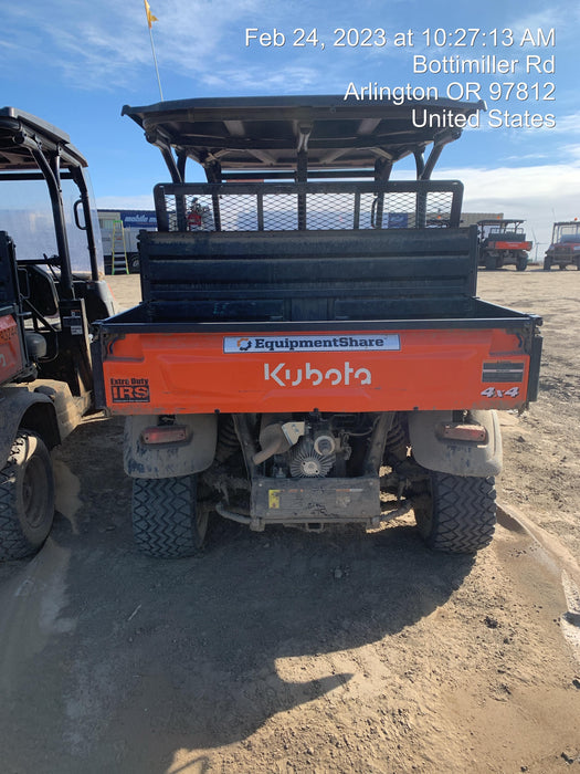 2021 Kubota RTV-X1140W-H Plastic Canopy, Windshield Acrylic Clear, LED Strobe Light, Wire Harness Kit, Back up Alarm