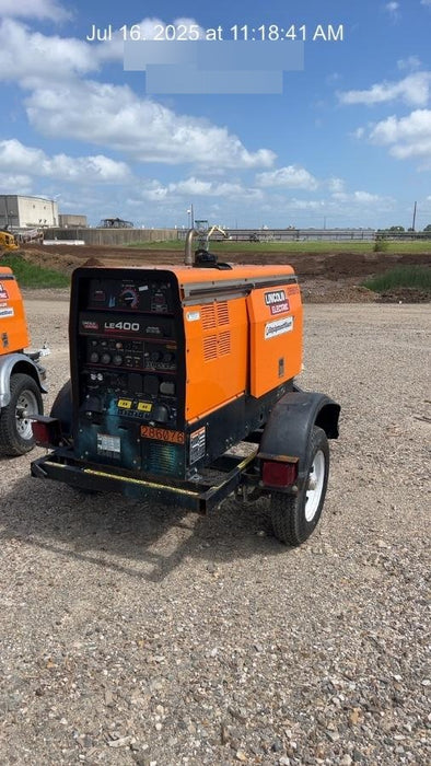 2022 Lincoln Electric LE400 Kubota V1505, Trlr, Cable Rack, Light Kit, ES Decals, T3