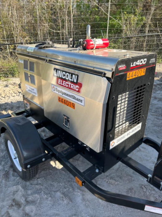 2024 Lincoln Electric LE400 Kubota V1505, Trlr, Cable Rack, Light Kit, ES Decals, T3