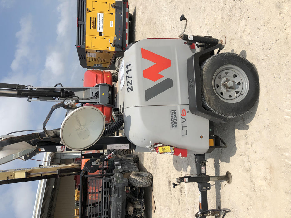 2019 Wacker Neuson LTV6L-MH Wacker Neuson LTV6L Mobile Light Tower w/Fuel Level Sensor Installed