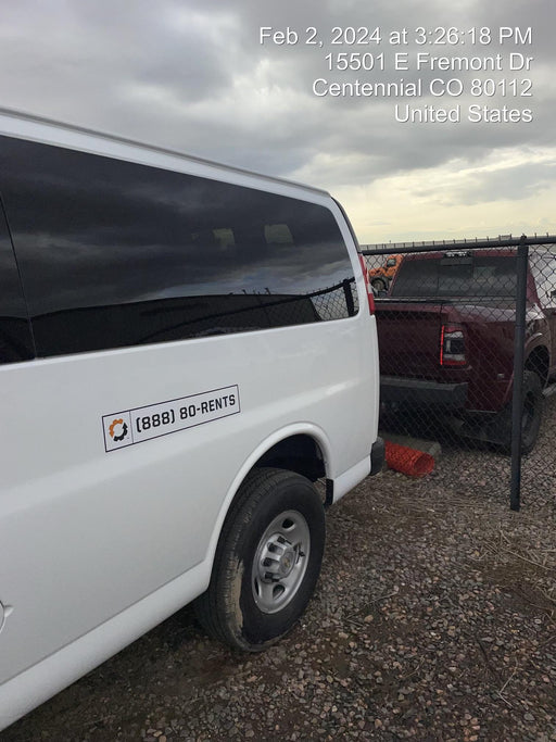 2023 CHEVROLET Express Van - Rental