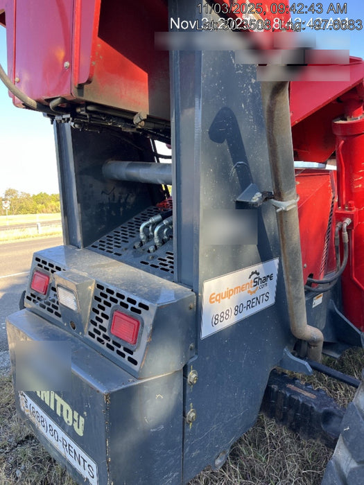 2018 Manitou MTA10055 MTA10055 - 74 HP T4, Canopy, Worklights/Strobe, Beacon, 66" Carriage, 60" Forks, Solid Tires, Lift Hook, Aux Hydraulics