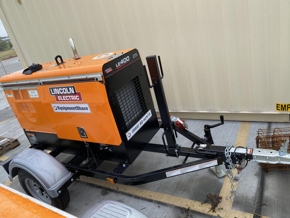 2022 Lincoln Electric LE400 Kubota V1505, Trlr, Cable Rack, Light Kit, ES Decals, T3