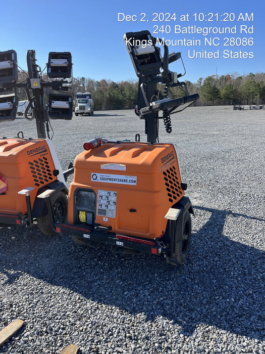 2023 Generac MLT2 Diesel, Flex Switch 120V Input, Powerzone Controller, 
(4) 320W LED Lights, 4kW Generator, 39.9 Gal Fuel Tank, 2" Ball, T3