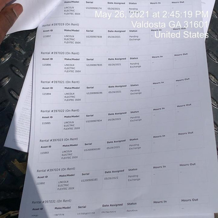 2020 LINCOLN ELECTRIC FLEXTEC 350X