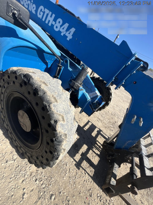 2018 Genie GTH-844 Genie GTH-844D w/Open ROPS, FF Tires, Work Light/Beacon, 60" Carriage and Forks