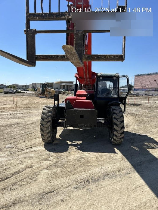 2019 Manitou MTA8044 74hp T4F, Cab/Heat/Air, Cab and Boom LED work lights, Auxiliary Hydraulics, Solid Tires, Amber strobe, Lift Hook 66" Carriage, 60" Forks